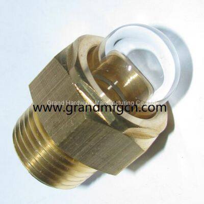 radiator peep sights standard NPT male thread coolant sight glass supplier