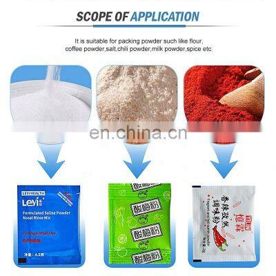 Factory Price Multi Lanes Filling Pack Seasoning Salt Dried Food Powder Plastic Sachet 3 Side Seal Bag Sugar Packing Machine photo-2