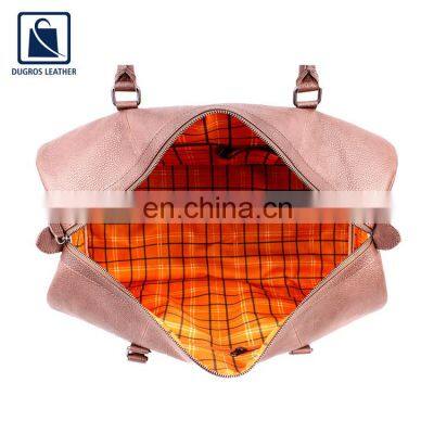 Factory Wholesale Genuine Leather Luggage Travel Bag at Attractive Price