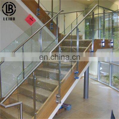 304 Stainless Steel Anti Rust Building System Project Staircase Fence Glass Railing