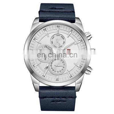 Naviforce 9148 Hot Sale Quartz Movement Wrist Watch Leather Waterproof Chronograph Watch Designer Mens Top Luxury Watches photo-2