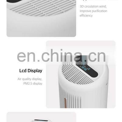 OEM Sterilize Air Purifier Newest Portable Negative Ion Air Cleaner Intelligent Silent Ture Air Purifiers for Home Office photo-5
