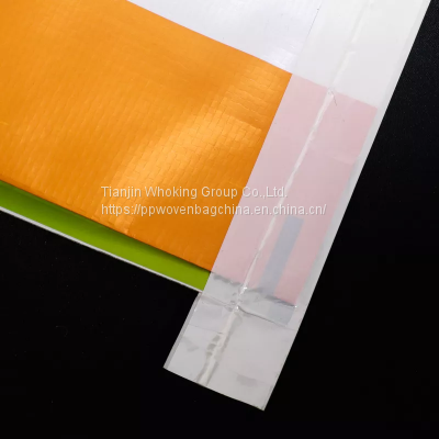 aluminium foil laminated brown paper bulk tea sacks tea packaging bag with valve