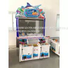 Guangdong Zhongshan Tai Le Play Children's Indoor Video Game Ball Throwing Machine Ball Shooting Machine Stubborn Mouse Climbing Tree New Recreational Equipment Sheet Metal High-definition Screen photo-2