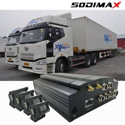 Safety Early Warning Vehicle GPS Track Monitoring CCTV Recorder 2CH 4CH 720p 1080P HD Car Mdvr Carry 3G 4G WiFi Function 4channels HDD SD Card Car Mobile DVR photo-5