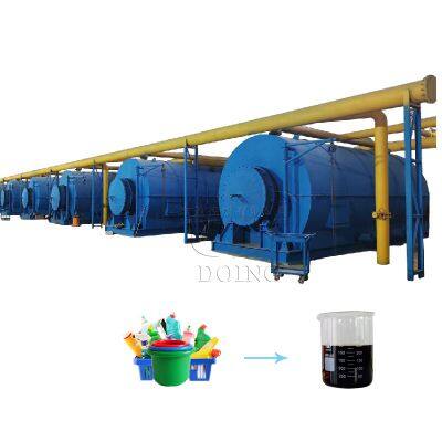 High oil yield waste plastic to fuel oil recycling pyrolysis machine Convert aluminum plastic to fuel oil pyrolysis plant with 1-50TPD