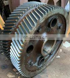 HGB Large Size Factory Customized Girth High Precision Herringbone Gear Ring Gear