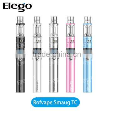 Elego 2016 wholesale Rofvape Smaug TC Kit with 0.49 inch screen