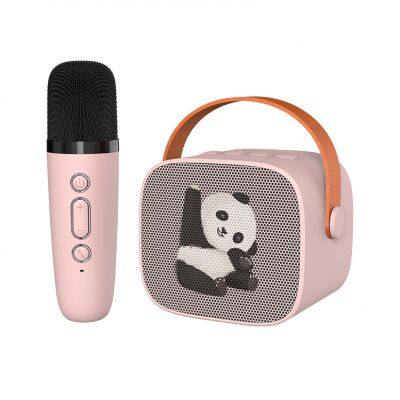 Mini light loudspeaker computer usb pc gaming lyric speaker box lyric speaker karoke speaker with mic