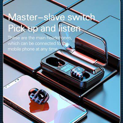 2021 TWS M20 BT 5.0 Earphone Headphones 9D Stereo Sound Sports Wireless Headset M20 Tws With LED Digital Display Earbuds photo-5