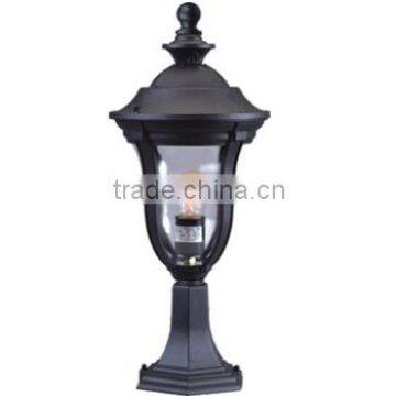 outdoor garden pillar light