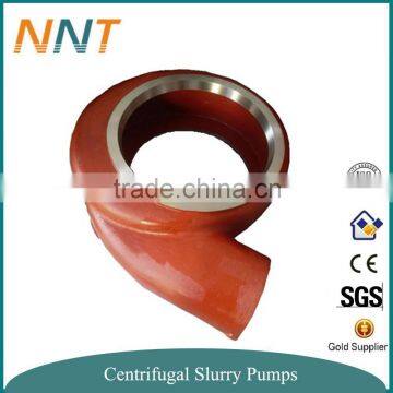 NH sludge pump wear resistant volute liner