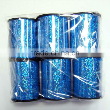 Holographic Curling Wrapping Ribbon Bow/ Christmas Eggs Packing Way,Balloon Decoration ribbon star bows