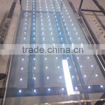 led glass floor