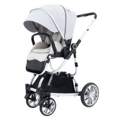 Wholesale Baby Stroller With Cup Holder Linen Material Baby Stroller With Cup Holder for Travel Cheap and Elegant photo-5