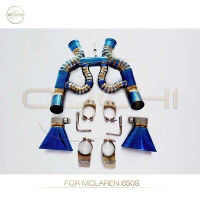 Exhaust Titanium Catback for Mclaren 650S Electronic Valve High-performance Automotive Exhaust Parts photo-4