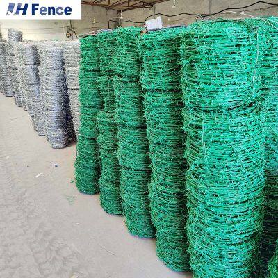 Factory Sell Cheap Barbed Wire Galvanized Traditional Twist 400M 500M 50Kg Per Roll 50Kg Barbed Wire Price Coil Barbed Wire photo-3