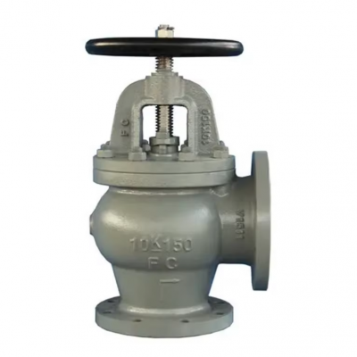 Marine Globe Valve JIS 5K 10K Cast Iron Cast Steel Flanged Manual Angle Type High Quality Industrial Use photo-5