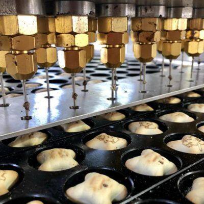 Teddy Bear Center Filled Biscuits Chocolate Filled Biscuit Production Machines photo-6
