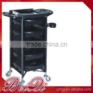 Beiqi 2016 Good Practicability Strong Hair Salon Trolley with Baskets for Sale