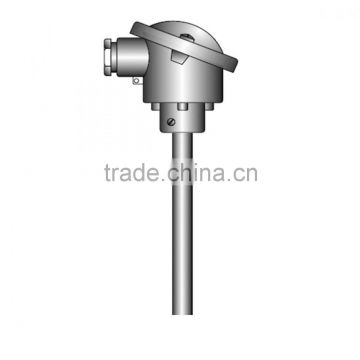 Insertion-thermocouple with steel thermowell