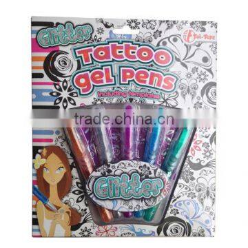 Gift for Girls-Body Art Temporary Glitter Tattoo Mini Set