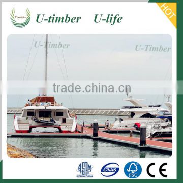 Anti-UV WPC teak wood decking for boat