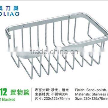 High quality good price stainless steel shopping basket of metal baskets