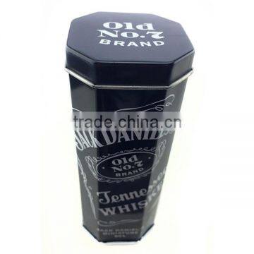 new design food grade hexagon tin can