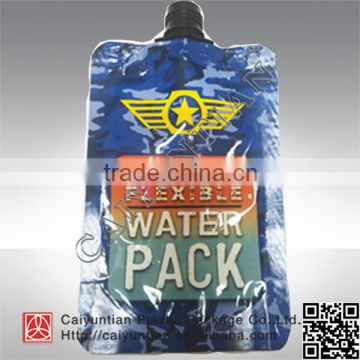 Wholesale hot selling special shape stand up spout pouch bag for liqud                        
                                                                                Supplier's Choice