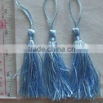 BLUE COLOR 3" Tassel Fringe Drapery Deco. Garment Chainette