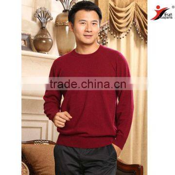 antipilling cashmere men's basic design sweater