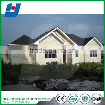 Modern house design steel building construction and real estate