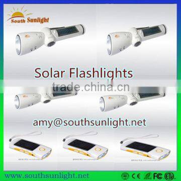 mini solar led torch flash light for outdoor