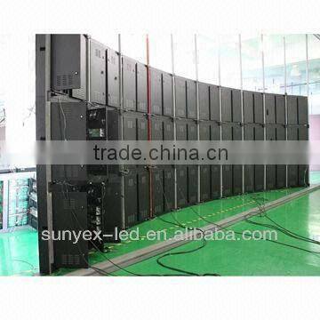 P12mm Outdoor Arc Curve Round Odd Video Led Panel photo-2