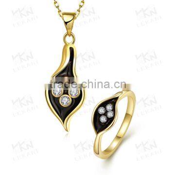 factory wholesale good quality crystals women fashion jewelry set