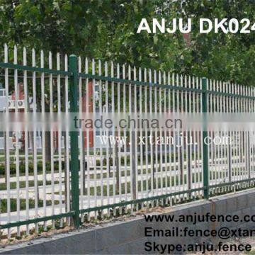 Cheap galvanized steel picket fence(DK024)