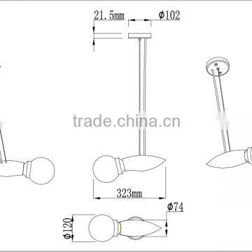 LED Pendant Light PJK-27 photo-4