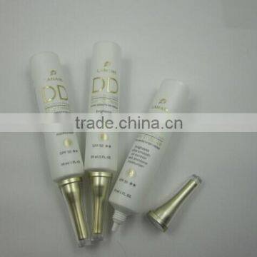 High-end looking empty tube for DD cream ,Soft plastic tube, 15ml cosmetic packaging