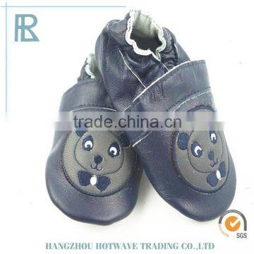 fancy funny baby girl leather shoes