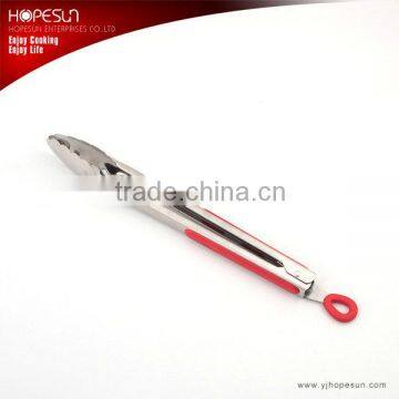 High grade cheap stainless steel kitchen tongs