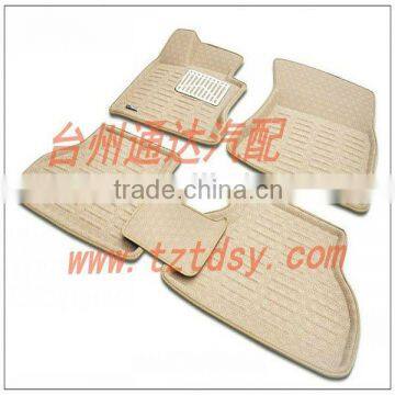 Hot sale Tongda' s environmental yellow car mats for B-M-W 6 series