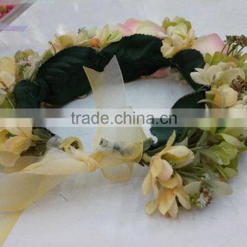 HL015 New Artificial Flower Crown/tiara Flower Crown/wedding Flower Crown Wreath Headband Flower photo-6