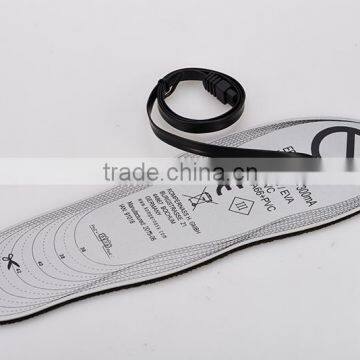 heated insoles with li-ion battery heater insoles
