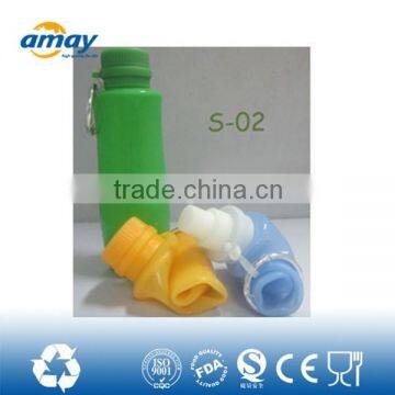 Wholesale Custom Bpa Free Portable Silicone Foldable Travel Drink Sports Water Bottle Manufacturer
