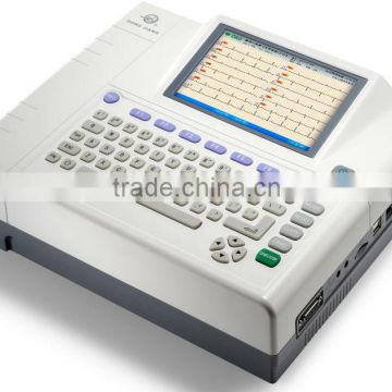 12 Channel Veterinary ECG Machine