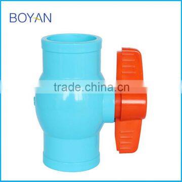 China supplier BOYAN Taizhou for irrigation PVC blue thailand plastic ball valve