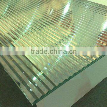 Grooved glass