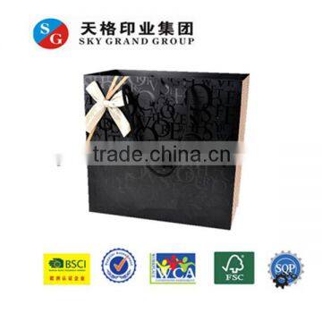 custom paper take out bags 2014 new luxury shopping paper bag