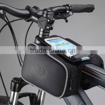 waterproof outdoor cycling cell phone screen touch bike seat bag